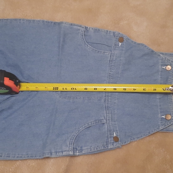 Forest and Hues Kids Light Denim Bib Overalls - Picture 6 of 10